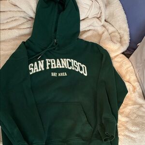 Garage Forest Green Cozy Hoodie